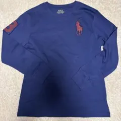 POLO ネイビー 長袖カットソー