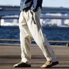 【LOWERCASE】TC TWILL TUCK TAPERED