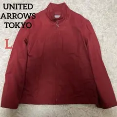 美品✨UNITED ARROWS TOKYO ハリントンジャケット 赤 Lのサムネイル