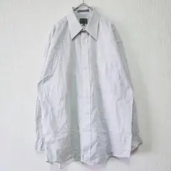 【Calvin Klein】（L）長袖ストライプドレスシャツ/ビジネス/清潔感のサムネイル