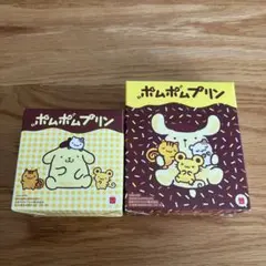 ポムポムプリン ハッピーセット　ころころカート　なかよしフォークスタンド