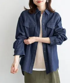 【ikka】オーバーシャツ