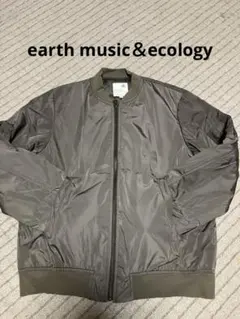 earth music & ecology オリーブグリーンMA-1ブルゾン