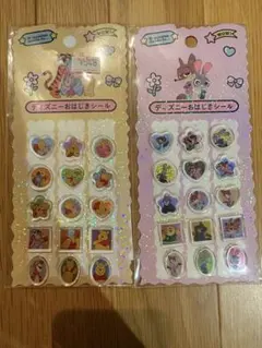 ディズニー おはじきシール 2点セット くまのプーさん ズートピア