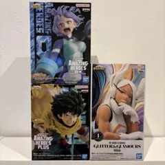 僕のヒーローアカデミア 波動ねじれ 緑谷出久 ミルコ 3点セット