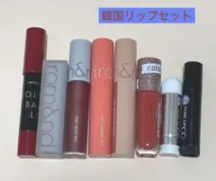 リップ8点セット INTEGRATE、ロムアンド、colorgrram、ちふれ他