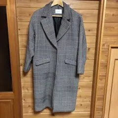 SIMPLICITÉ チェック柄 チェスターコート