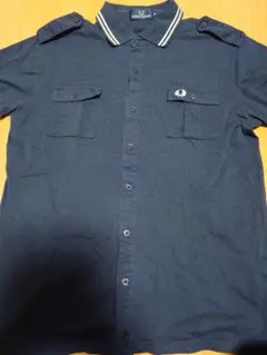【FRED PERRY 】ネイビー ポロシャツ Lサイズ