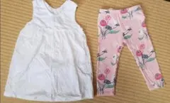 ワンピース　レギンス　セット