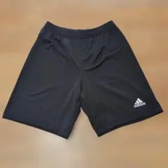 アディダス 160 ショートパンツ ハーフパンツ 黒 サッカー キッズ