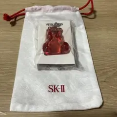 SK-II オリジナルキャラクター"ぴてくま"チャーム　ベアーチャーム　赤　くま