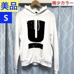 【美品タグ付】アンダーカバー ロゴ パーカー ホワイト S UNDERCOVER