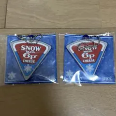 雪印メグミルク 6Pチーズ アクリルキーホルダー 2個セット