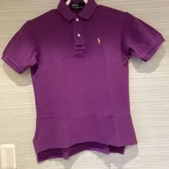 POLO RALPH LAUREN 90s ポロシャツ パープルＳサイズ