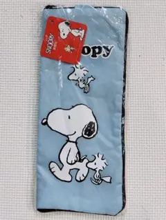 新品未使用SNOOPYスヌーピーマルチに使える傘カバー ペットボトルカバーブルー