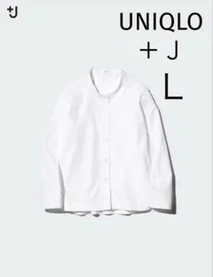 【美品】UNIQLO ＋J スーピマコットンシャツジャケット　Ｌ