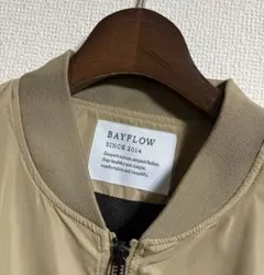 BAYFLOW ベイフロー　ロゴ　ポリエステル　ブルゾン
