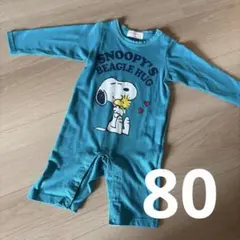 SNOOPY ロンパース　80
