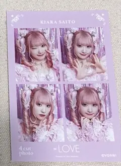 齋藤樹愛羅 イコラブ ツアー2025 4カットフォトカード