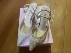 値下げ！Diana シルバー ポインテッドトゥミュール