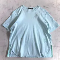 Drawer コットン天竺ラグランスリーブTEE Tシャツ 半袖 ロゴ刺繍のサムネイル