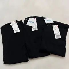 UNIQLOエアリズムシームレスレギンスSブラック3枚