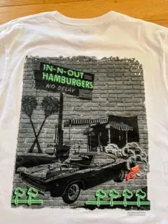 IN-N-OUT BURGER 半袖Tシャツ ホワイト Mサイズ