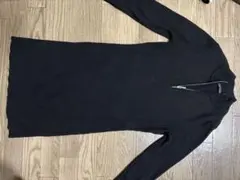 GU ブラック ニットワンピース L