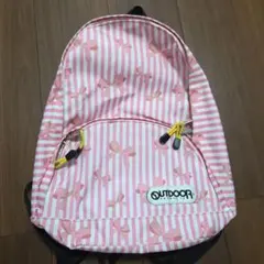 OUTDOOR PRODUCTS キッズ リュック ピンク ストライプのサムネイル
