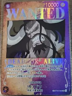 カイドウ SR SP(スペシャルカード) ST04-003