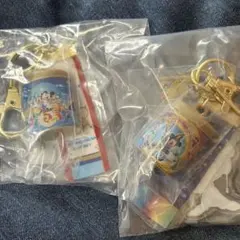 ディズニーシー　 カプセルトイ　 キーチェーン　 10周年 5周年