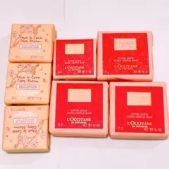 下9☆おまとめ☆ ロクシタン ローズ チェリーブロッサム バスソープ 7点