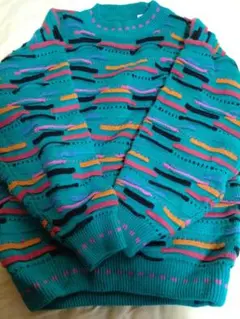 【ヴィンテージ美品】3Dアクリル セーター