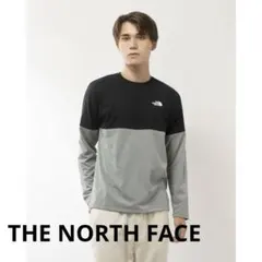 【美品】THE NORTH FACE ロングスリーブバイカラードヌプシティー