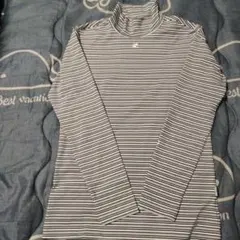 courrèges ストライプ タートルネック 長袖