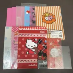 クリアファイルセット まとめ売り 13点 ハローキティ リラックマ カナヘイ