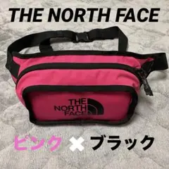 【人気色】THE NORTH FACE ピンク ブラック ボディバッグ
