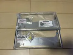 日産純正ナンバーフレームブラック 2枚セット前後共用 K6210 