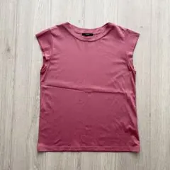 【美品】URBAN RESEARCH ROSSOノースリーブ Tシャツ ピンク