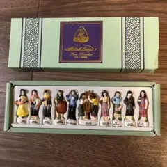 【美品】ベトナム伝統陶器人形セット 10体