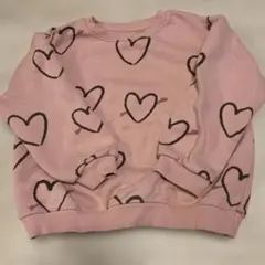 ZARA ハート柄トレーナー 2-3歳