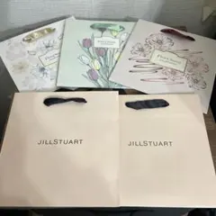 新品❗️JILLSTUART 花柄と通常のショップ袋 5枚セット
