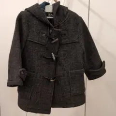 Family グレーウールダッフルコート 100