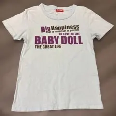 BABYDOLL プリントTシャツ ライトブルー Sサイズのサムネイル