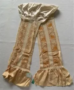 帯揚げ　総絞り　扇模様