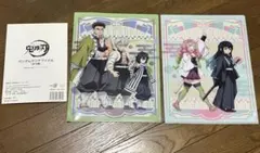 鬼滅の刃 ガチャガチャ クリアファイル　2種