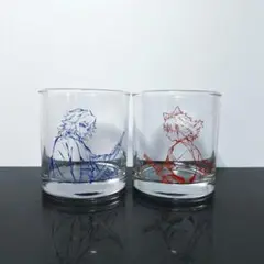 鬼滅の刃 冨岡義勇 錆兎 WEBSHOP くじ 柱 描き下ろし B賞 ペアグラス