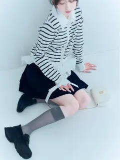 SNIDEL ロングシアーソックス ライトグレーのサムネイル