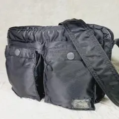 【PORTER】タンカー　ショルダーバッグ　二層　大容量　斜めがけ　ブラックのサムネイル