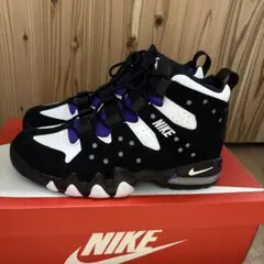 NIKE AIR BARRAGE MID ブラック パープル - メルカリ